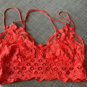 Free people bralette in orange